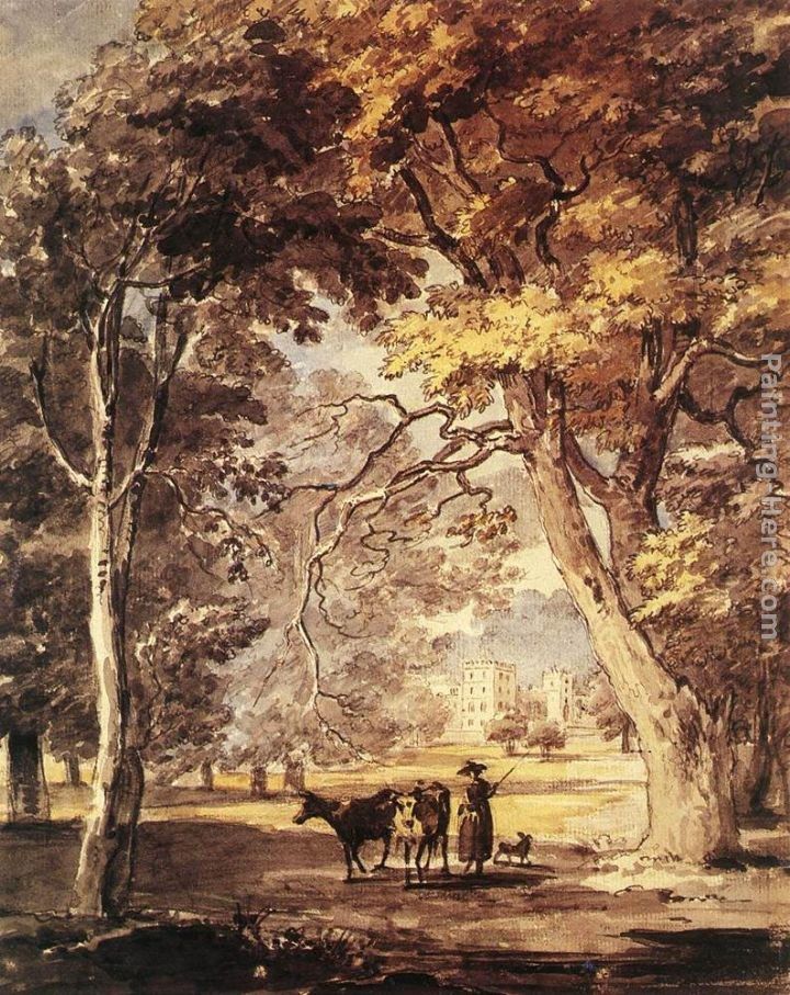Paul Sandby Cow-Girl in the Windsor Great Park